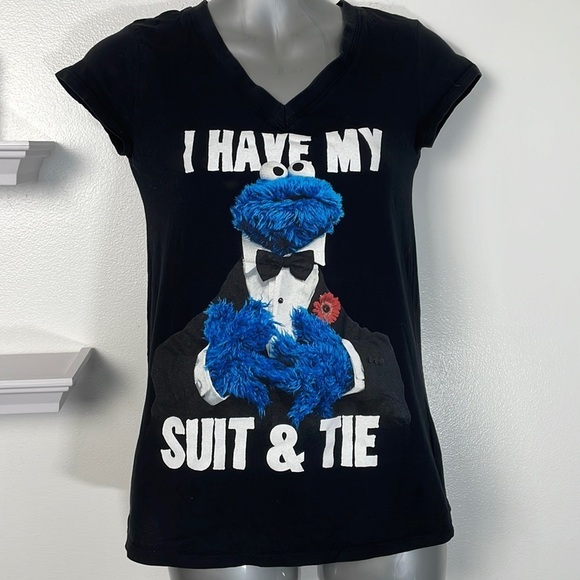 Cookie Monster Sesame Street Tee Shirt - Picture 10 of 10